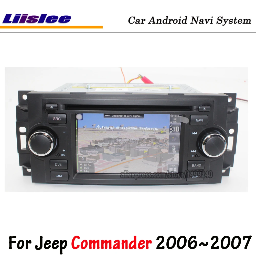 Top Liislee Android 8.0UP For Jeep Commander 2006~2007 Car Radio Stereo Carplay Screen DVD GPS Navi Map Navigation Multimedia System 3