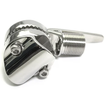 

Marine Boat Vhf Antenna Ratchet Base Clamp On / Rail Mount 316 Stainless Steel