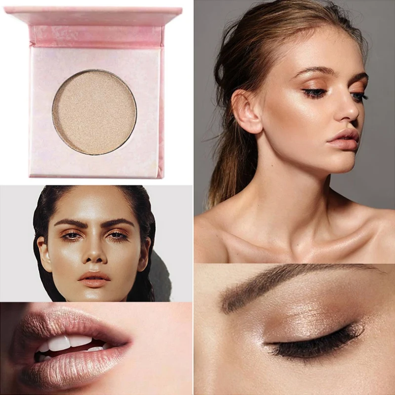 Highlighter пудра светящийся блеск для контурного макияжа пудры блестящие яркие цвета кожи Светящиеся Румяна Пудра для макияжа