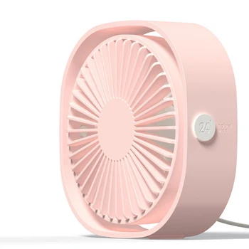 

Mini Usb Fan Silent Creative Home Office Desktop Cool Fan With 5-Vane Blades Blower Fan Third Gear(Pink)