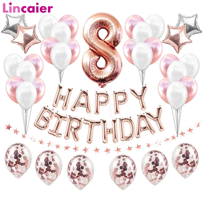 Ballons En Aluminium Numero 8 37 Pieces Decorations De Fete De Joyeux Anniversaire Fournitures De 8 Ans 8e Garcon Et Fille Bleu Et Rose Ballons Et Accessoires Aliexpress Ballons En Aluminium Numero 8 37 Pieces Decorations De Fete De Joyeux Anniversaire Fournitures De 8 Ans 8e Garcon Et Fille Bleu Et Rose Ballons Et Accessoires Aliexpress