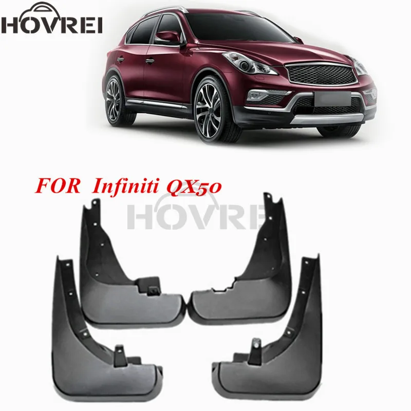 

car Molded mud flaps For Infiniti EX25 EX35 QX50 2008-2017 mudguards Splash MudFlaps Guards Fenders 11 12 13 14 15 16
