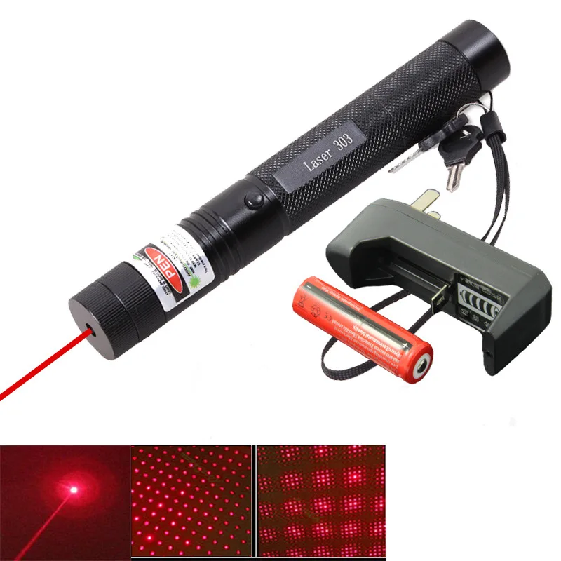 

Hunting High Power Adjustable Focus Burning Green Laser Pointer Pen 532nm Continuous Line 500 to 10000 meters Lazer 301 range