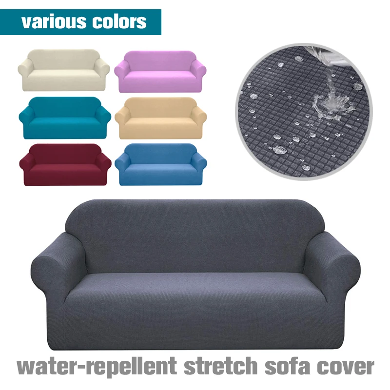 

1/2/3/4 Seater Jacquard Stretch Sofa Cover for Living Room Elastic Sofa Slipcover Sectional Couch Cover Furniture Protector