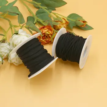 

5/10/30M/pack black and white Elastic Bands Elastic Rope For Masks Garment Elastic Tape For DIY Sewing Accessories Multi Size