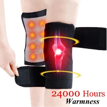 

1 Pair Tourmaline Self Heating Knee Pads Magnetic Therapy Kneepad Arthritis Brace Support Outdoor Sports Warm knee protector