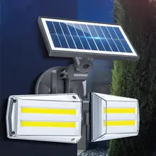 Солнечный светодиодный уличный фонарь 80COB светодиодный S супер яркий PIR датчик движения светодиодный солнечный светильник энергосберегающий тропинка изгородь сад безопасность зажигалин