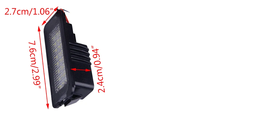 CITALL 2pcs 12V светодиодный номерной знак лампы подходят для VW Golf 4 5 6 7 Eos Lupo Beetle Passat Polo
