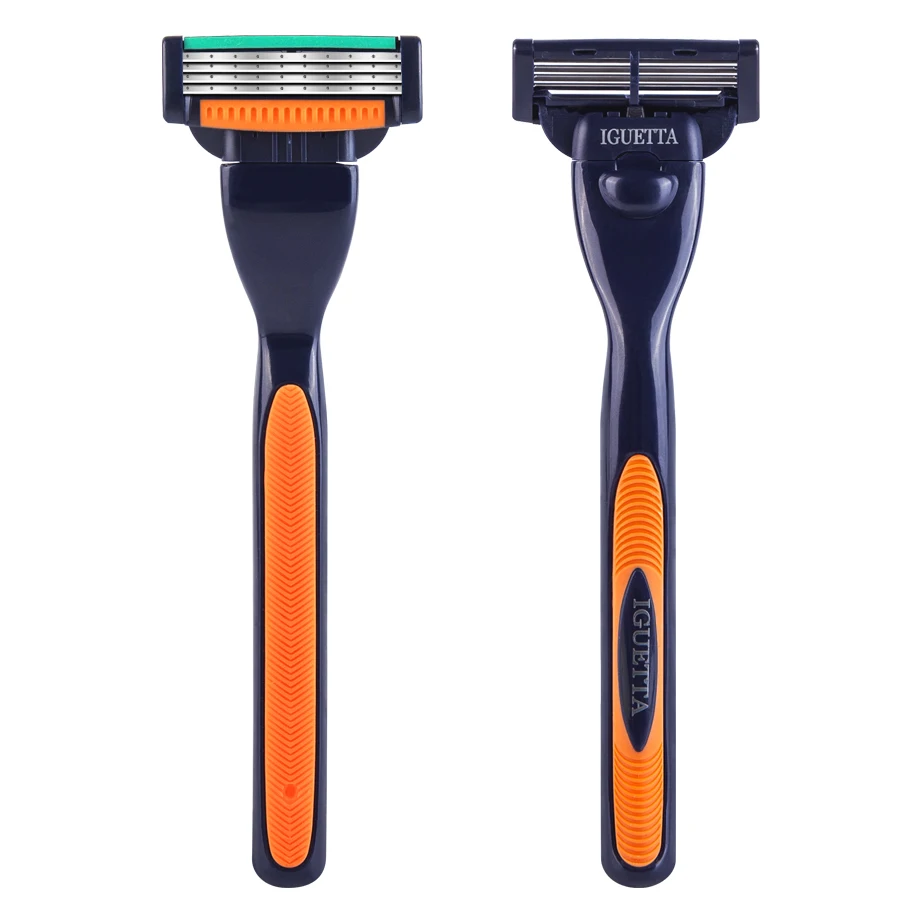 RZRIGUETTA Razor Men Quality Steel Blade 4 Layer Razor Blade Cartridge Shaving Razor For Men Beard 5