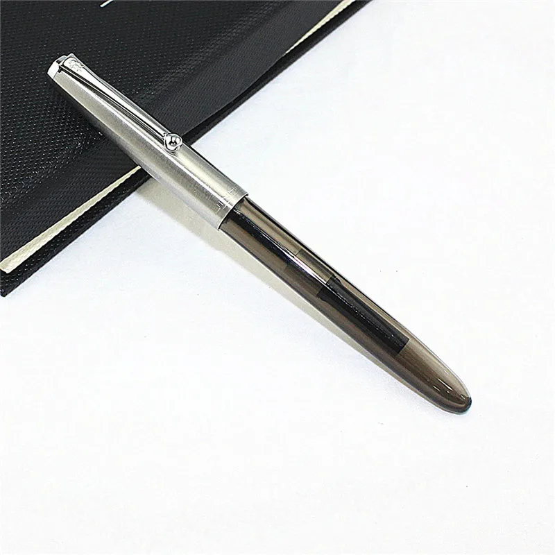 JINHAO 51 авторучка канцелярские милые чернильные ручки для письма школьные принадлежности для студентов 0,38 мм - Цвет: black 1