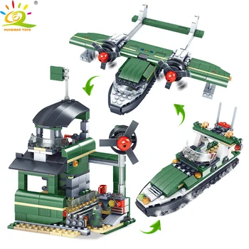 

Toys 339pcs 3in1 City Helicopter Ship House Creator AirPlane Speedboat Kit Brick for Boys Building Blocks