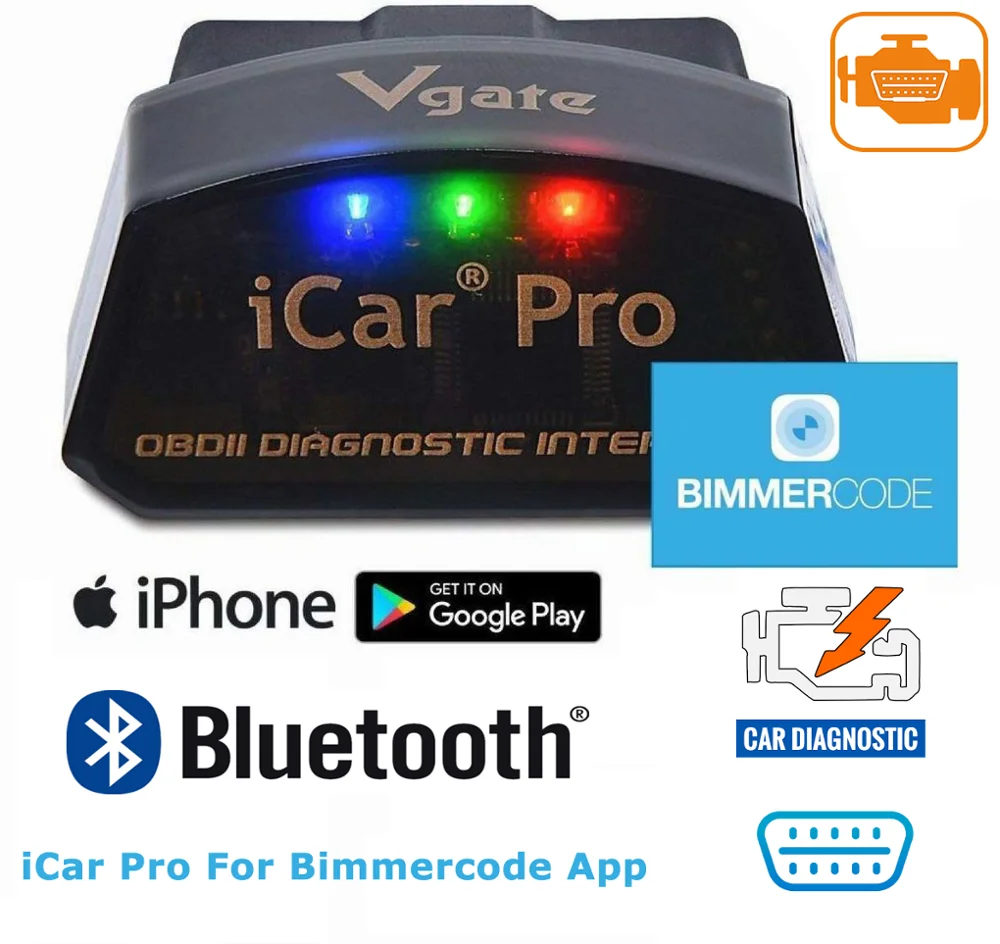 Vgate Icar Pro Bluetooth Ble 4 0 Bimmercode For Bmw Coding Iphone Ipad Android Obd2 Ble Obd2 Scanner Aliexpress
