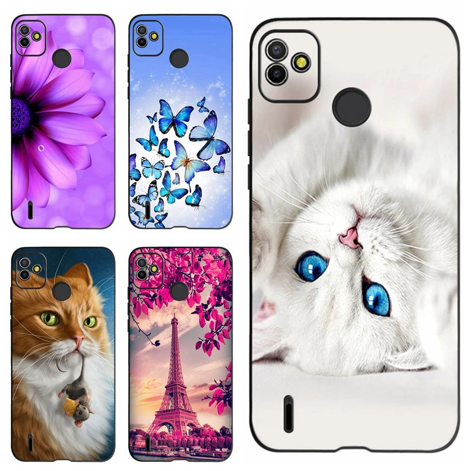 For Tecno Pop 5 4 Case Soft Silicone Colorful Flowers Butterfly Phone Case For Tecno Pop 5 Pop5 Funda Tecno Pop4 Pop 4 Air Cases Phone Pouches Aliexpress