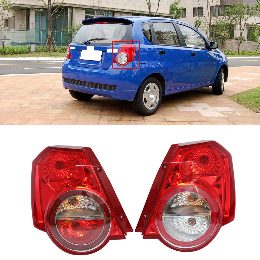 CAPQX 1 шт. для Chevrolet Aveo 5 daewoo Kalos 2008 2009 2010 2011 задний фонарь стоп светильник фара