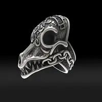 1pcs MORIOR INVICTUS Ring Men's Rings Oxidized Faith Jewelry 1