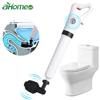 

Air Power Drain Blaster Toilet Dredger High-Pressure Powerful Manual Plunger Pipe Clog Dredger Toilet Kitchen Sink Cleaner