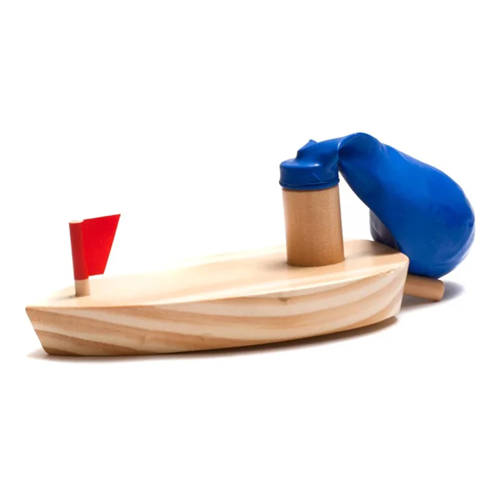 Детская лодка для купания игрушка воздушных шаров Мощность деревянная