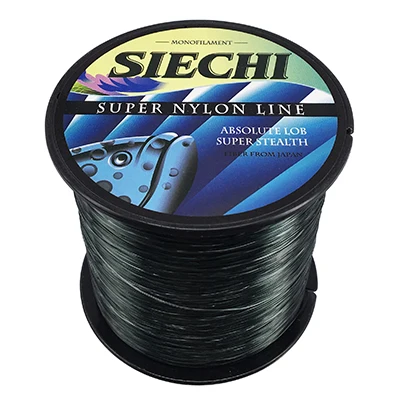 SIECHI супер сильная нейлоновая леска 1000 м 4-28LB нейлоновый материал для ловли карпа - Цвет: Black