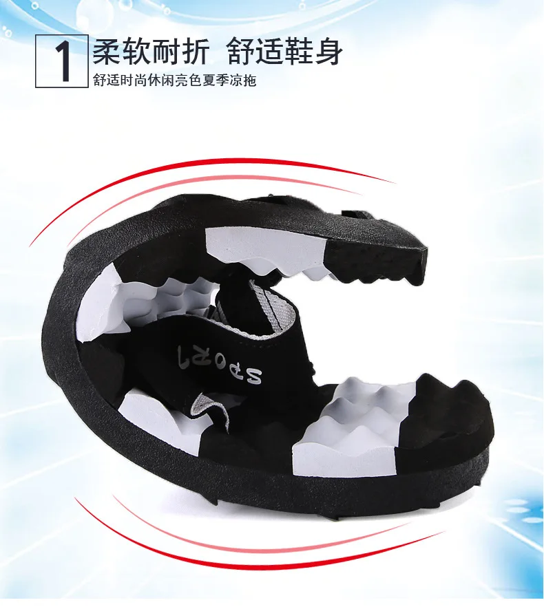 Summer New Style Flip-flops Outdoor Anti-slip Extra Large Beach Men Casual Sandals 36-48