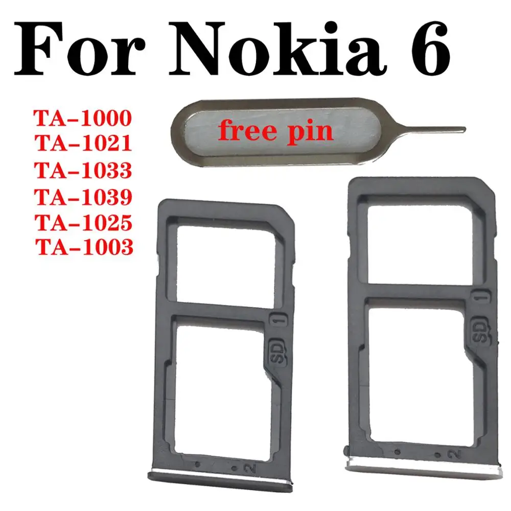 Shyueda Новинка для Nokia 6 TA-1000 TA-1021 TA-1033 TA-1039 TA-1025 TA-1003 sim-лоток слот для sd-карт с булавкой