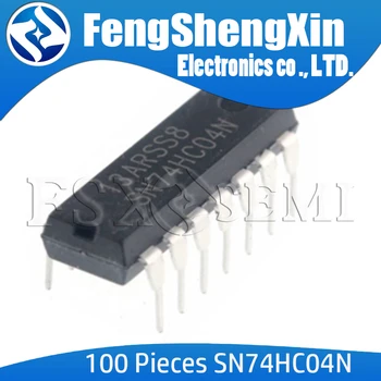 

100pcs/lot 74HC04 74HC04N SN74HC04N Two input NOR gate four DIP-14