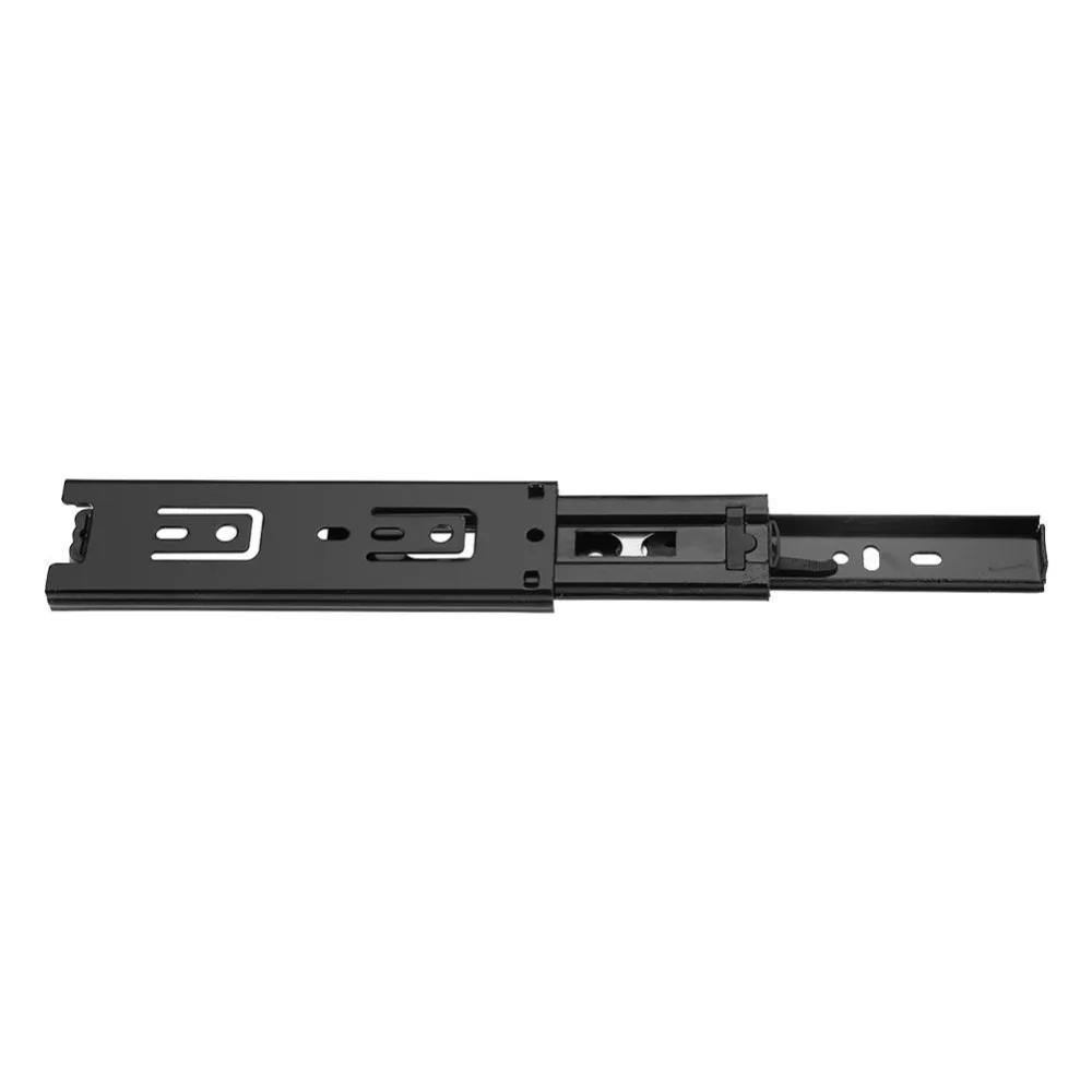 2pcs/Lot Mini Drawer Slides Short Steel Furniture Guide Rail Full Extension Kitchen Cupboard Wardrobe Hardware Guide Slide