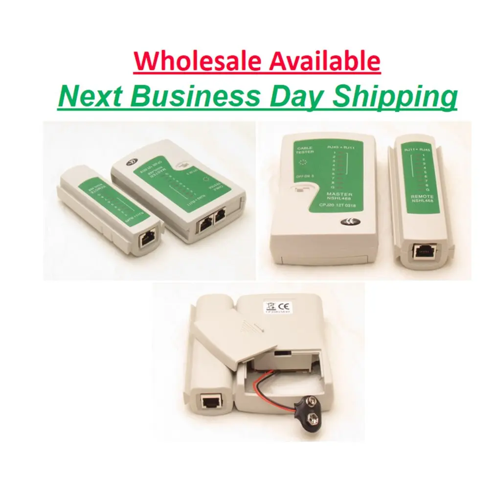 Network Lan Cable Tester Test Rj45 Rj-11 Cat5 Utp Ethernet Tool Cat5 6 E Rj11 8P Portable Network Cable Tester 2019 new
