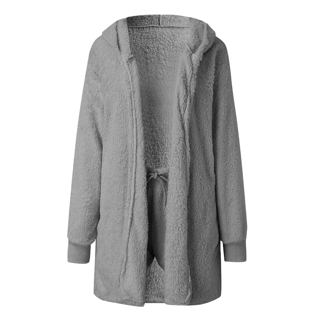 Fuzzy Beige Sexy Two Piece Set Club Birthday Outfits for Women Sweater and Short Pants Matching Sets Fall 2 Pieces 10.15