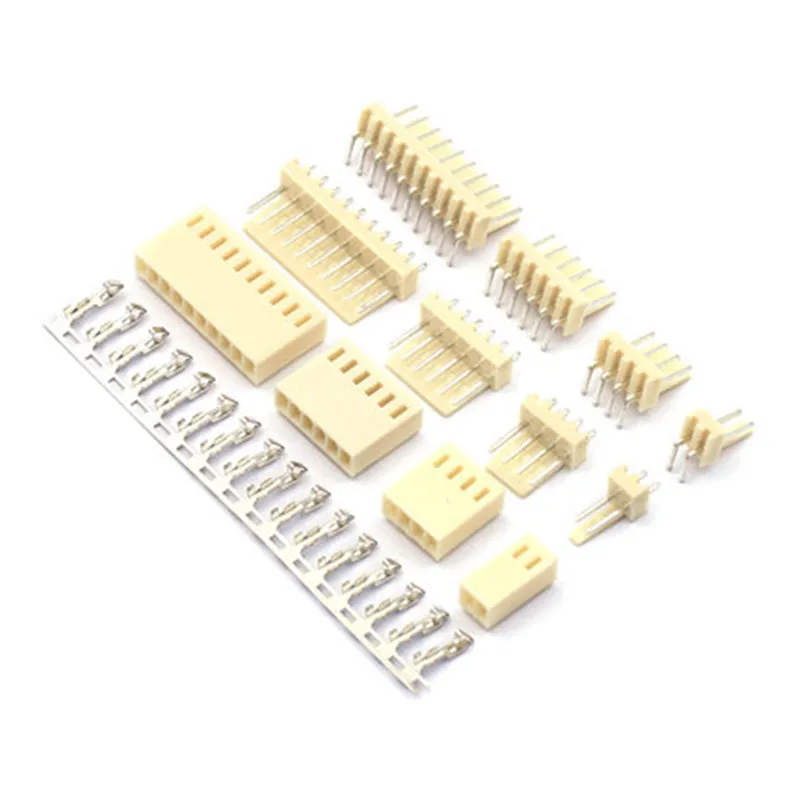 

100PCS KF2510 connector terminal / 2.54MM connector / plug + straight pin / curved pin holder + terminal 2P 3P 4P, etc.