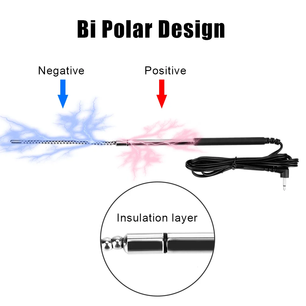 Electric Sex Toys 4/6mm Beads Urethral Sounding Sex Toys for Men Penis Plug Cock Dilator Electric Shock Bondage Set Male Masturbation Machine