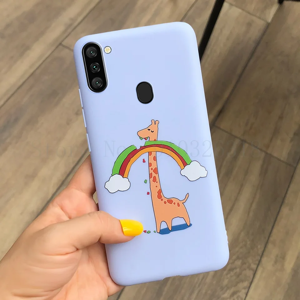 Shockproof Cartoon Silicone Phone Case For Samsung Galaxy A11 A 11 SM-A115F/DS 6.4