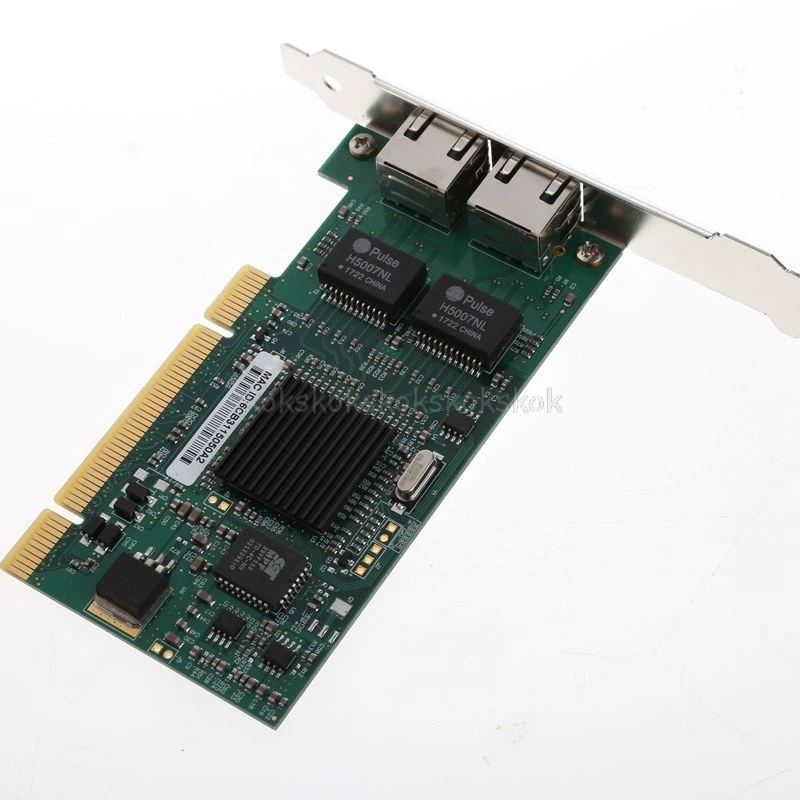 PCI двойной RJ45 порт Gigabit для Ethernet Соединительная плата локальной компьютерной сети 10/100/1000 Мбит/с для Intel 82546