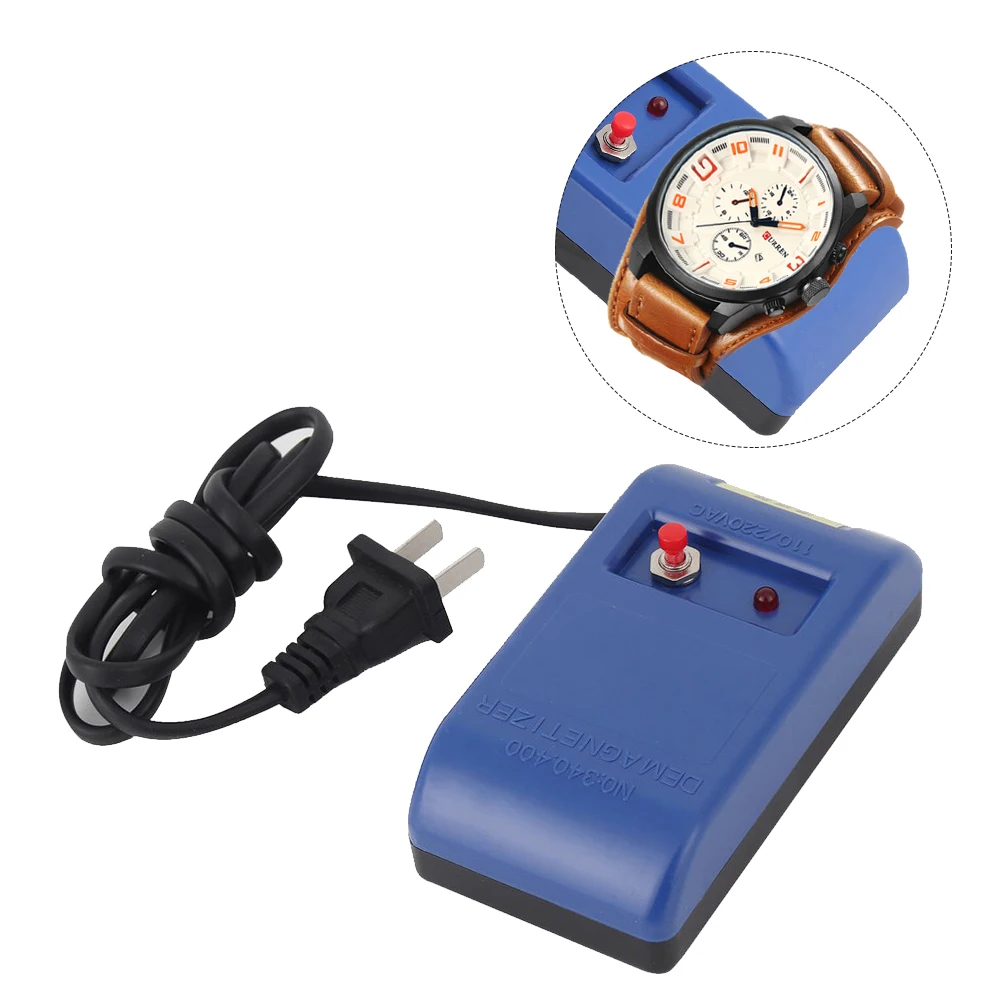 

Watch Repair Screwdriver Jewelry Tweezers Electrical Demagnetizer Demagnetize Tool Degausser add Magnetic Magnetizer