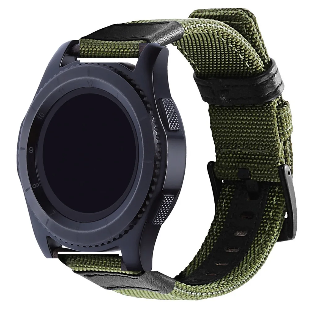 Ремешок 22 20 мм для samsung gear Sport S2 S3 Classic Frontier Galaxy Watch 42 46 мм Band Huami Amazfit Bip huawei Honor Magic Gt 2