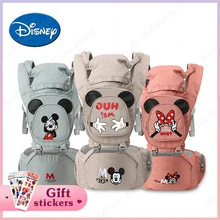Disney Рюкзаки-кенгуру для малышей с сидением, ремень на пояс, Одежда для новорожденных; Детский костюм на лямках, фронтальная камера типа «кенгуру» Обёрточная бумага переноска для малышей от 0 до 18 месяцев