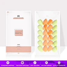 24 шт. губка-блендер для макияжа, мини-губка, косметическая основа, спонж для крема, супермягкая губка в форме капли воды, инструмент для макияжа лица