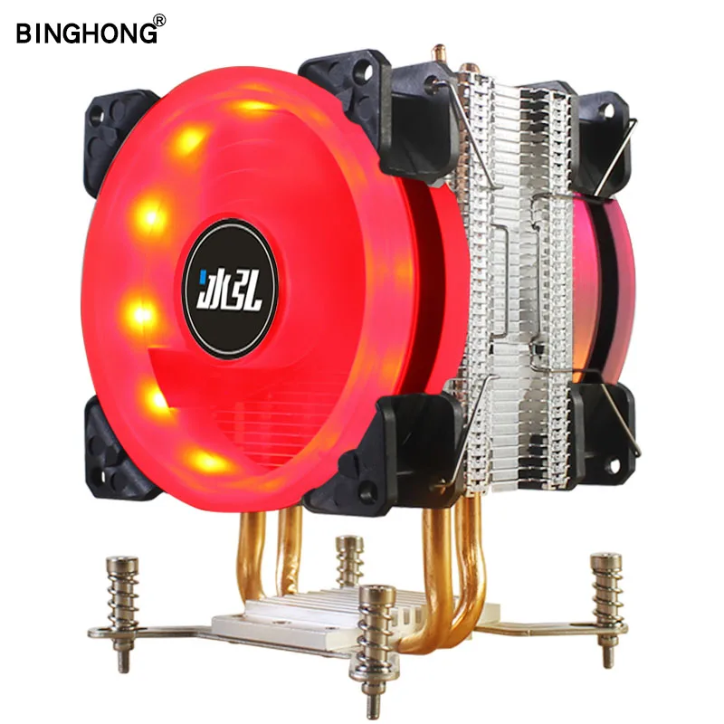 

BINGHONG 2 Heatpipe CPU Cooler LGA 775 115X 1366 AMD3 AM4 X79X99 2011 Computer central processing unit cooling CPU Fan heat sink