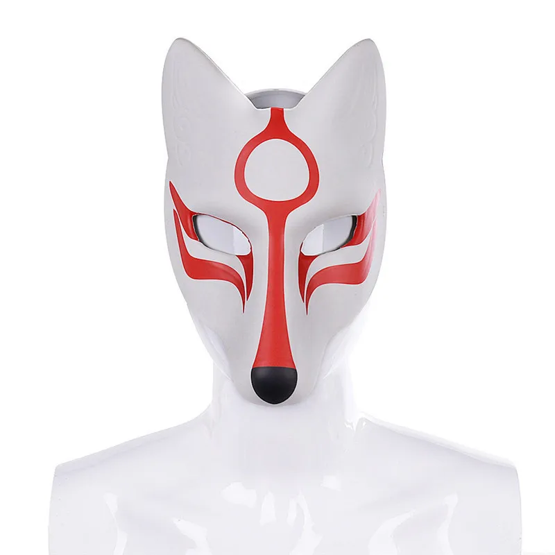 

2019 New White Fox Mask Unique EVA Fashion Cosplay Mask Masquerade Mask Costume Mask for Halloween Party Carnival Dance Party