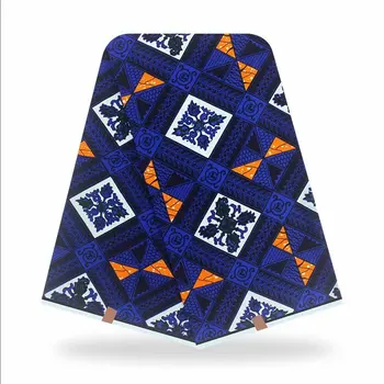 

2020 Royal Wax Batik Prints Africa Fabric 100% Cotton Ankara Kente Real Nigeria Wax Fabric Best Quality for Party Dress 6yards