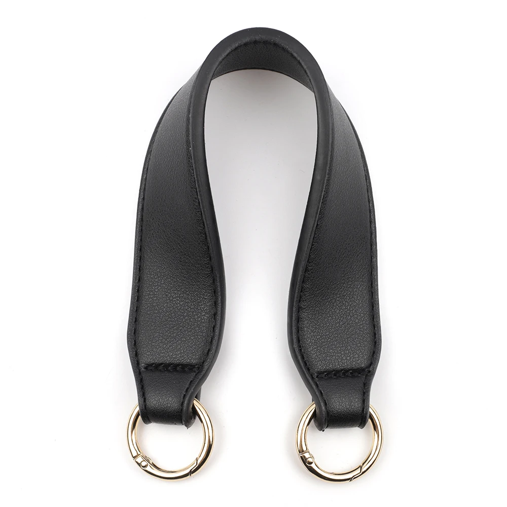 34CM Bag Shoulder Strap Wide Strap Handle Belt Band Women Handbag PU Leather Belt Strap Removable Spring Ring Bag Accessories