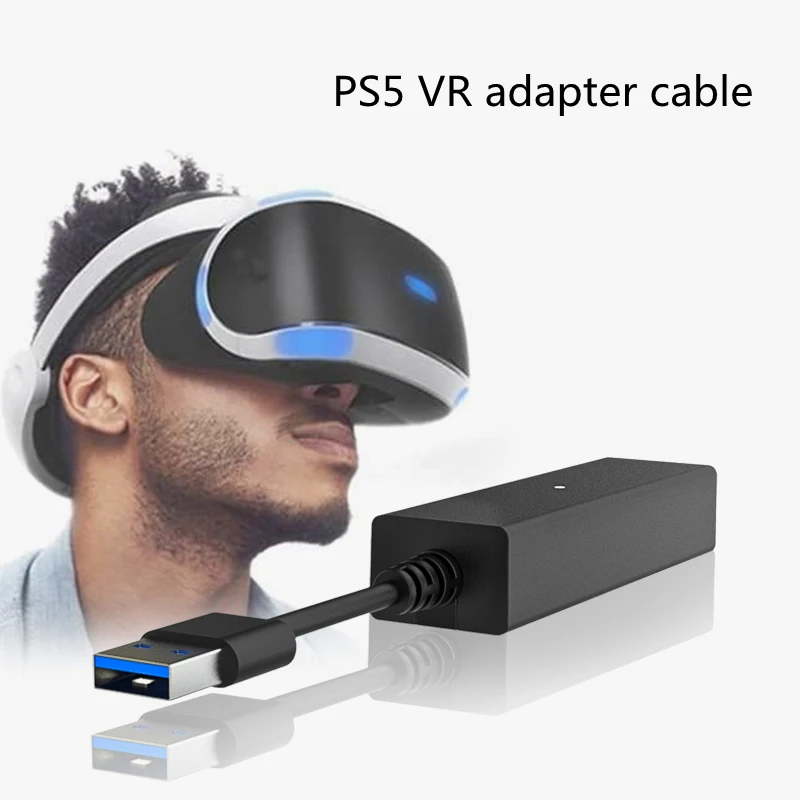 USB3.0 PS VR To PS5 Cable Adapter VR Connector Mini Camera Adapter For