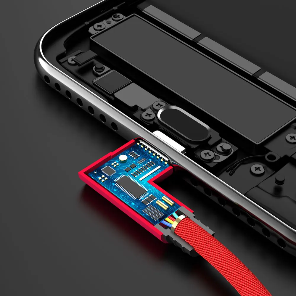 Быстрое зарядное устройство MUSTTRUE 3.0A type C 90 градусов USB-C провод для Xiaomi Mi Note 10 pro для зарядки мобильных телефонов type-c
