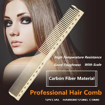 

1PC Double-sided Laser Scale Hair Comb Pro Hair Brushes Salon Hairdressing Comb With Handle Hair Cutting Styling Tools G0706