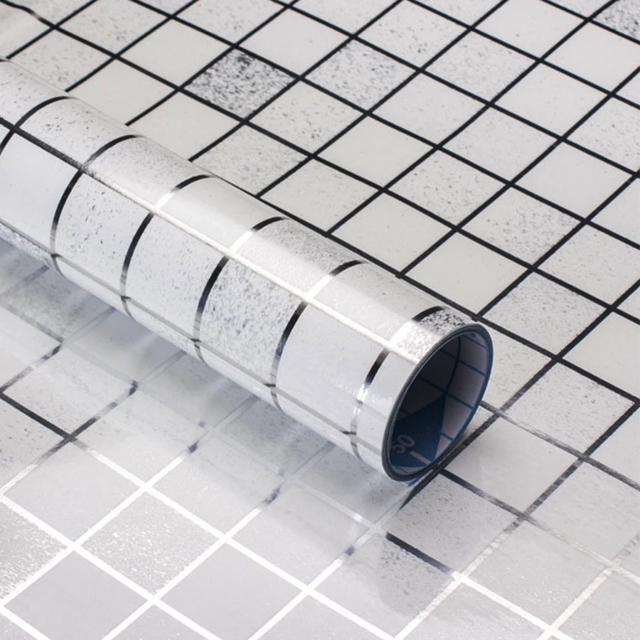 Waterproof Wallpaper Kitchens Waterproof Mosaic Wall Sticker 0