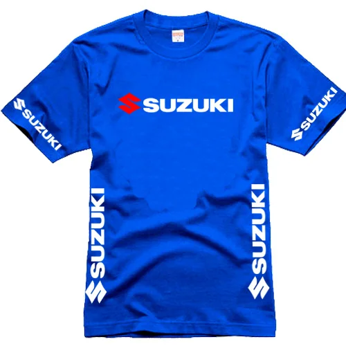 Летняя новая модная футболка для Suzuki Motorsport GSX ROOD R для SUZUKI MOTO Team с логотипом, Мужская хлопковая футболка с коротким рукавом H - Цвет: as picture