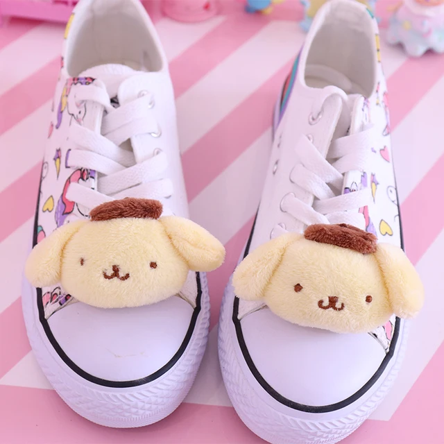 Cute My Melody and Cinnamoroll Shoes Plushie 3