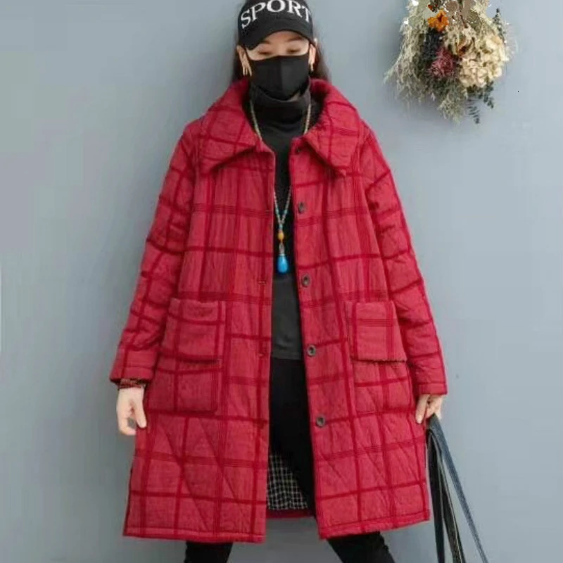 Max LuLu модные корейские зимние женские панковские уличные женские утепленные стеганые куртки повседневные парки свободного покроя длинные пальто