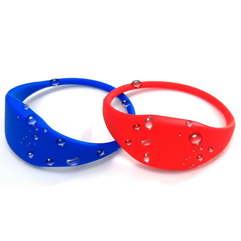 Waterproof Wristband 13.56MHZ RFID ISO14443A F08 Wristband MF Classic 1K S50 Silicone Bracelet New Design 5