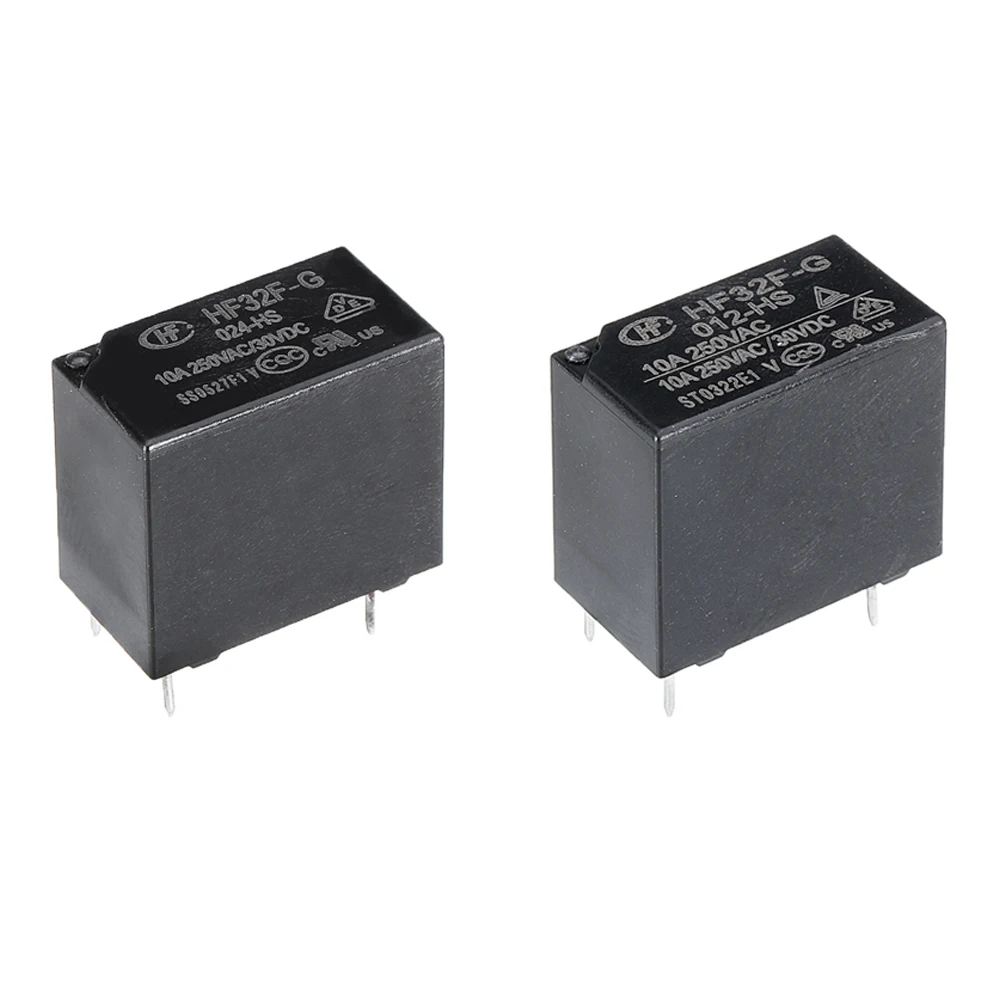LEORY 5 шт. HF32F-G-JZC-32F-G-005 012 024-HS 10A 4Pin триггерный релейный модуль схемы