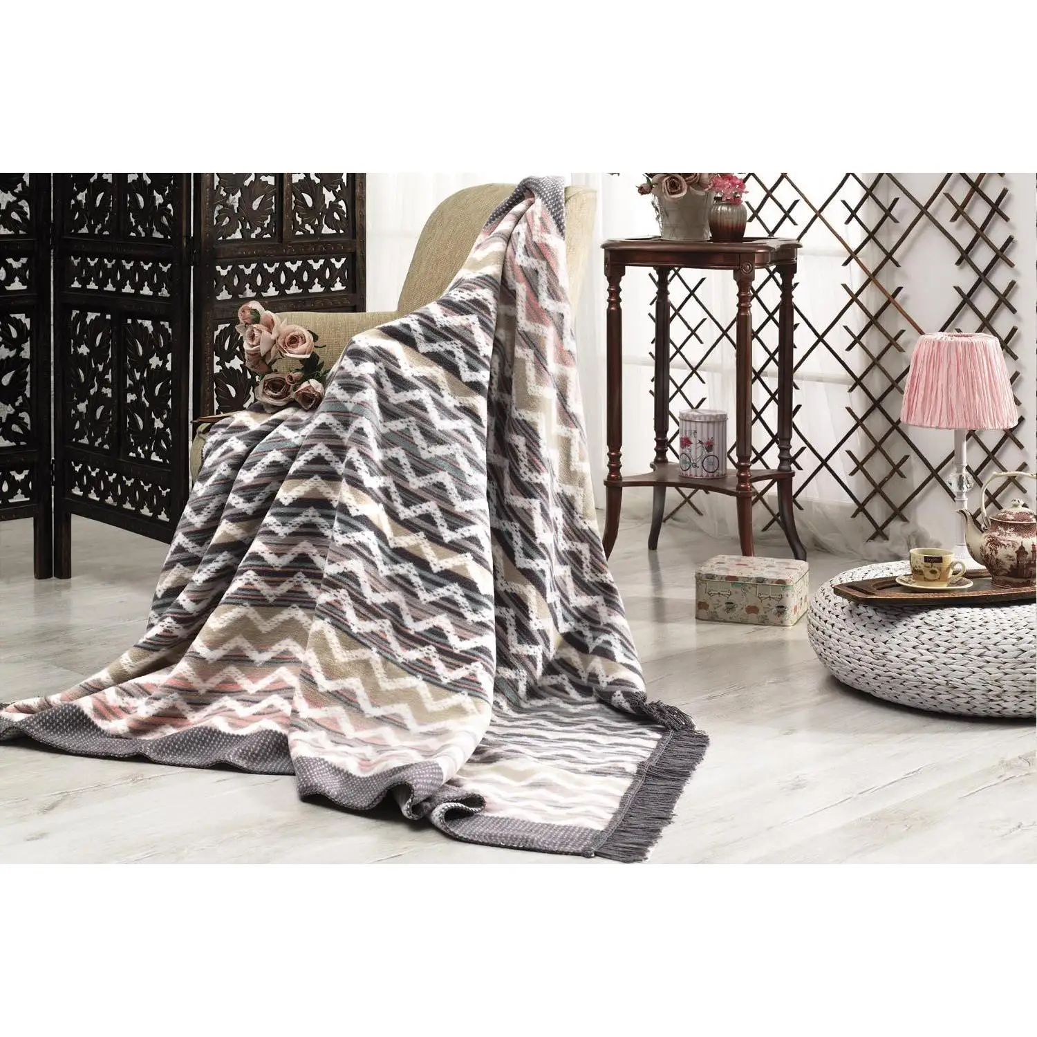 

Antdecor Cotton Tv Blanket Deodora